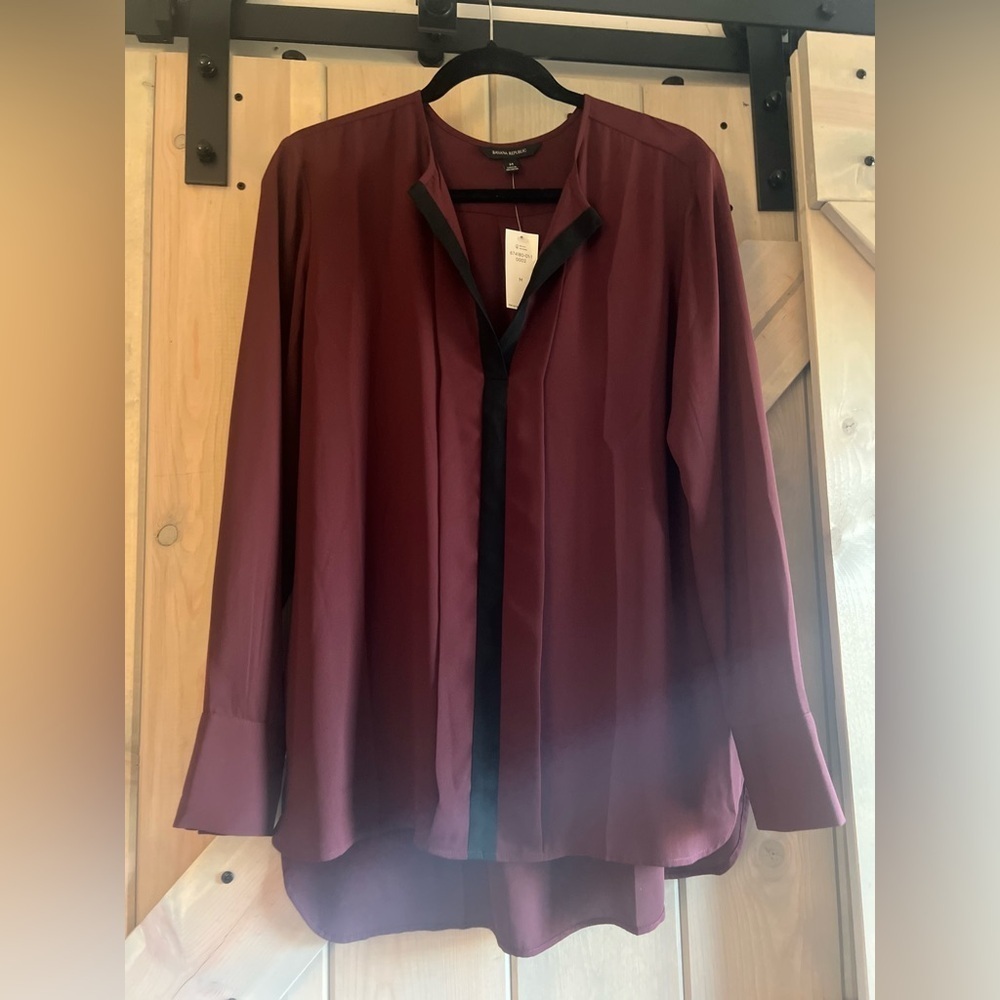 NWT Banana Republic Popover Tunic Blouse